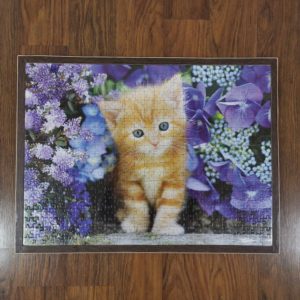 JSP007 - 500pcs - Ginger Cat - High Quality Collection - 39.5 x 52.5cm (Jigsaw - 36 x 49cm) - 12mm Solid Wood with ABS Edging - Double Tape Puzzle to Wood