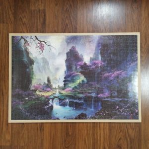 JSP031 - 1000pcs - 53.0 x 78.0cm (Jigsaw - 50 x 75.0cm) - 12mm Solid Wood with ABS Edging - Double Tape Puzzle to wood