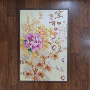 JSP036 - 1000pcs - 53.0 x 78.0cm (Jigsaw - 50 x 75.0cm) - 12mm Solid Wood with ABS Edging - Double Tape Puzzle to wood