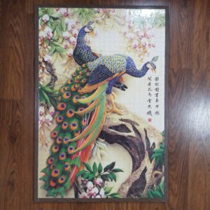 JSP040 - 1000pcs - 53.0 x 78.0cm (Jigsaw - 50 x 75.0cm) - 12mm Solid Wood with ABS Edging - Double Tape Puzzle to wood