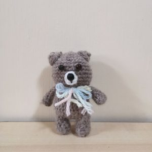 HC013 - Amigurumi Teddy Bear - 100% Handmade Crochet - H10cm - 33gm