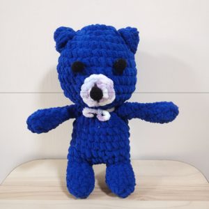 HC017 - Amigurumi Teddy Bear - 100% Handmade Crochet - H23.5cm - 163gm