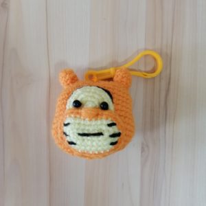 HC027 - Amigurumi Tiger - 100% Handmade Crochet - H9cm - 40gm