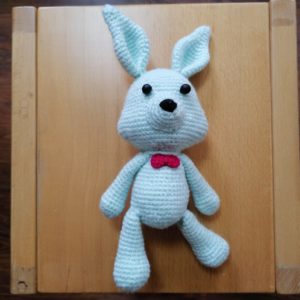 HC025 - Amigurumi Rabbit - 100% Handmade Crochet - H30cm - 182gm