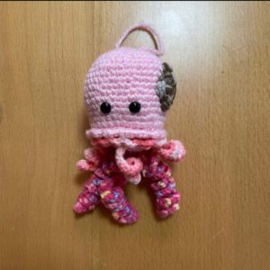 HC053 - Amigurumi Jerry Fish - 100% Handmade Crochet - H16cm x L9.5cm - 17gm