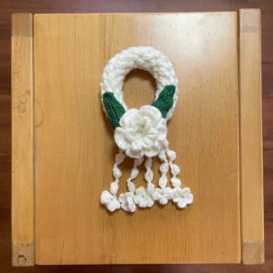 HC058 - Amigurumi Flower Garland(3) - 100% Handmade Crochet - H23cm x L11cm - 24gm