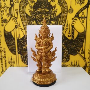 Thai Amulet Set - Thaowesuwan Buchan (H10cm) Wat Chulamanee + Free 1 Box Lucky 4D Aikhai Joss-Stick(18pcs) - Bring Good Fortune & Protect against evil spirits