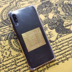 Thai Amulet Handphone Promotion 1 + 1 Clearance Sale – Phaen Thong Yant Diamond(5 x 5cm) + Any Pha Yant Wallet Size(Worth $26.00) FREE 2pcs Lucky 4D Aikhai Joss-stick