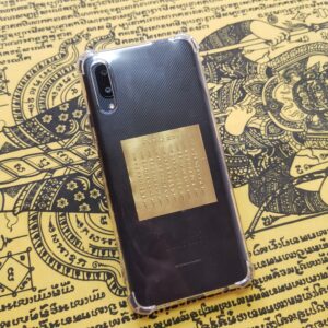 Thai Amulet Handphone Promotion 1 + 1 Clearance Sale – Phaen Thong Yant 9 row(5 x 5cm) + Any Pha Yant Wallet Size(Worth $26.00) FREE 2pcs Lucky 4D Aikhai Joss-stick