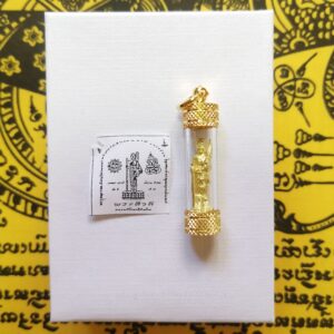 Thai Amulet - Takrut Sivali (1 x 3.5cm). Bring Wealth in Trading. FREE: Amulet Box & 2pcs Lucky 4D Aikhai Joss-stick u