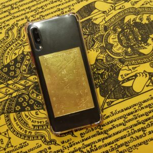 Thai Amulet Handphone Promotion 1 + 1 Clearance Sale – Phaen Thong Yant Diamond(H/P) + Any Pha Yant Wallet Size(Worth $33.00) FREE 2pcs Lucky 4D Aikhai Joss-stick