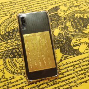 Thai Amulet Handphone Promotion 1 + 1 Clearance Sale – Phaen Thong Yant 5 row(H/P) + Any Pha Yant Wallet Size(Worth $33.00) FREE 2pcs Lucky 4D Aikhai Joss-stick