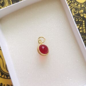 Thai Amulet - Naga Eye Ball (Small). This Serpent stone bring Good Luck to the owner. Good Health & Mysterious powers. Repel fear or evil. Excellent for eyes vision. FREE: Amulet Box & 2pcs Lucky 4D Aikhai Joss-stick