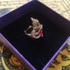 Thai Amulet Ring - Ring - Naga Eye. FREE SIZE. This Serpent stone bring Good Luck to the owner. Good Health & Mysterious powers. Repel fear or evil. Excellent for eyes vision. FREE: Amulet Box & 2pcs Lucky 4D Aikhai Joss-stick - Image 6