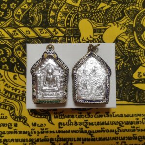 Thai Amulat Clearance Sale - Khun Phaen Phai Kuman with Temple box – Wat Lahanrai (Rayong) Luang Pu Tim – Perfect for Public Relations, Customer Services & Sales. Silver Leaf Gilding + Micro Casing. FREE: RAHU PHAYANT(Wallet Size), Amulet Box & 2pcs Lucky 4D Aikhai Joss-stick