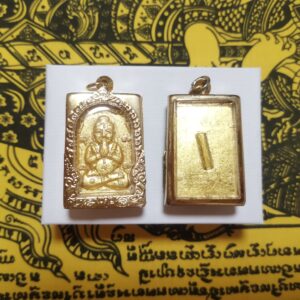 Thai Amulet Clearance Sale – Kuman Tong – Bring Good Luck & Fortune. Gold Leaf Gilding + Micro Gold Casing. FREE: Any Pha Yant Wallet Size, Amulet Box & 2pcs Lucky 4D Aikhai Joss-stick