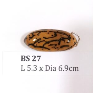 Thai Amulet – POLISHED BODHI SEED (BS 27) – POLISHED THOUSAND EYES BODHI SEED – PROMOTIONAL PRICE: S$28.00(Usual: S$35.00) – FREE (Whilst Stock Last): Micro Gold Amulet Pin, Adjustable Nylon String Necklace & Jewelry Box