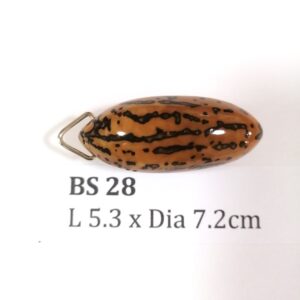 Thai Amulet – POLISHED BODHI SEED (BS 28) – POLISHED THOUSAND EYES BODHI SEED – PROMOTIONAL PRICE: S$28.00(Usual: S$35.00) – FREE (Whilst Stock Last): Micro Gold Amulet Pin, Adjustable Nylon String Necklace & Jewelry Box