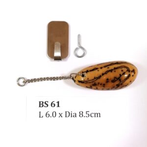 Thai Amulet – Decorative Thousand Eyes Bodhi Seed (BS 61) – Best Natural Lizard Repellent – Hang at altar table, wall, door entrance – PROMOTIONAL PRICE: S$35.00(Usual: S$42.00) – FREE (Whilst Stock Last): Stainless Steel, Hood & Jewelry Box