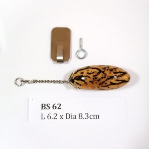 Thai Amulet – Decorative Thousand Eyes Bodhi Seed (BS 62) – Best Natural Lizard Repellent – Hang at altar table, wall, door entrance – PROMOTIONAL PRICE: S$35.00(Usual: S$42.00) – FREE (Whilst Stock Last): Stainless Steel, Hood & Jewelry Box