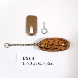 Thai Amulet – Decorative Thousand Eyes Bodhi Seed (BS 63) – Best Natural Lizard Repellent – Hang at altar table, wall, door entrance – PROMOTIONAL PRICE: S$35.00(Usual: S$42.00) – FREE (Whilst Stock Last): Stainless Steel, Hood & Jewelry Box