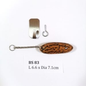 Thai Amulet – Decorative Thousand Eyes Bodhi Seed (BS 83) – Best Natural Lizard Repellent – Hang at altar table, wall, door entrance – PROMOTIONAL PRICE: S$35.00(Usual: S$42.00) – FREE (Whilst Stock Last): Stainless Steel, Hood & Jewelry Box