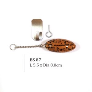 Thai Amulet – Decorative Thousand Eyes Bodhi Seed (BS 87) – Best Natural Lizard Repellent – Hang at altar table, wall, door entrance – PROMOTIONAL PRICE: S$35.00(Usual: S$42.00) – FREE (Whilst Stock Last): Stainless Steel, Hood & Jewelry Box