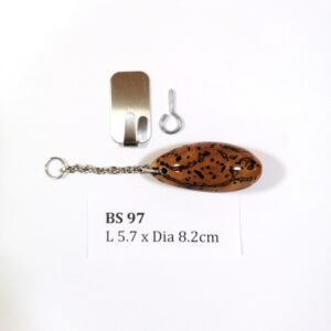 Thai Amulet – Decorative Thousand Eyes Bodhi Seed (BS 97) – Best Natural Lizard Repellent – Hang at altar table, wall, door entrance – PROMOTIONAL PRICE: S$35.00(Usual: S$42.00) – FREE (Whilst Stock Last): Stainless Steel, Hood & Jewelry Box