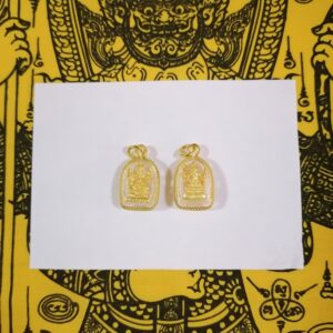 Thai Amulet – Phra Phrom(H)(1.5 x H2.5cm) – Giving help to important duty. Saving lives of those in danger, prosperity in the industries. FREE: Amulet Box & 2pcs Lucky 4D Aikhai Joss-stick