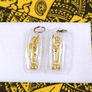 Thai Amulet – Sivali(B)(1.5 x H3.5cm) – Good Karma, Safe Travels & Wealthy Fortunes. FREE: Amulet Box & 2pcs Lucky 4D Aikhai Joss-stick