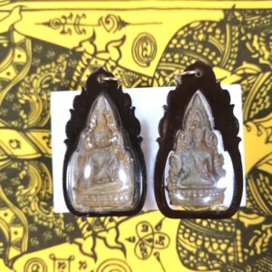 Thai Amulet – Chinnarat D (3 x H5.5cm) – Wat Phra Si Rattana Mahathat (Phitsanulok) Luang Phor Sam Nurk – Great Success, Good Luck & Prosperity. FREE: Amulet Box & 2pcs Lucky 4D Aikhai Joss-stick