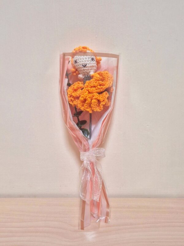 [Local Handmade] Mother's Day Lady in Carnation - Cute Crochet Flower Gift - Image 7